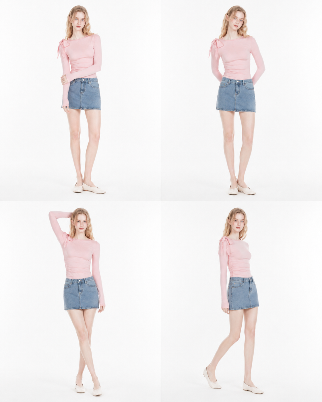 Lace-Up Long Sleeve Top