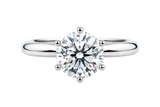 Classic Six-Prong Moissanite Ring