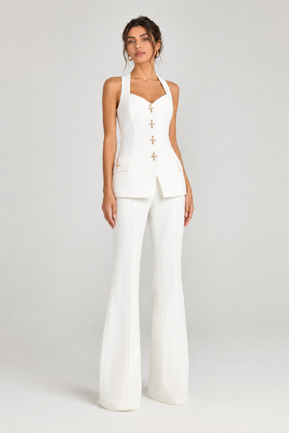 Zoe White Waistcoat