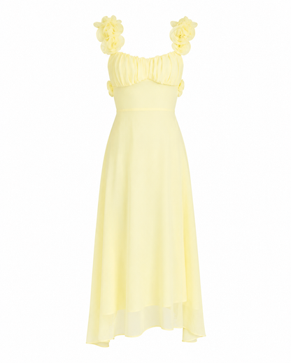Eloquent Lace-Up Back Maxi Dress