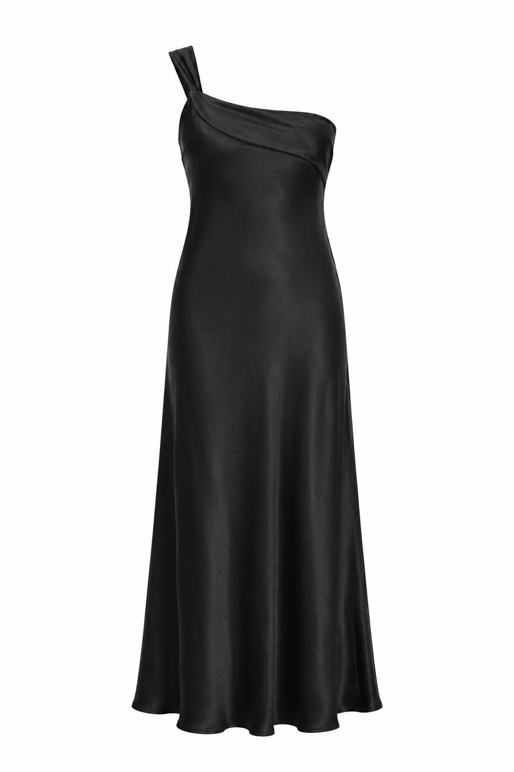 Carmel One-Shoulder Sash Maxi Dress