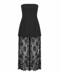 Talina Strapless Lace Skort Set