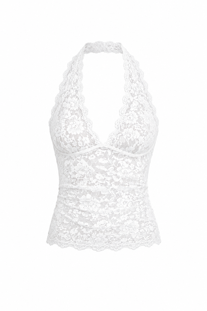 Lace Mirage Halter Top