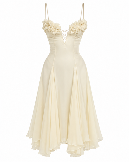 Valentina Dress in Butter