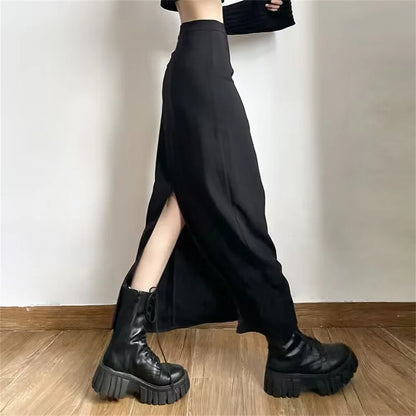 Dark Academia Maxi Skirt