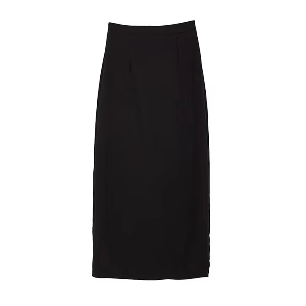 Dark Academia Maxi Skirt