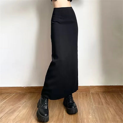 Dark Academia Maxi Skirt
