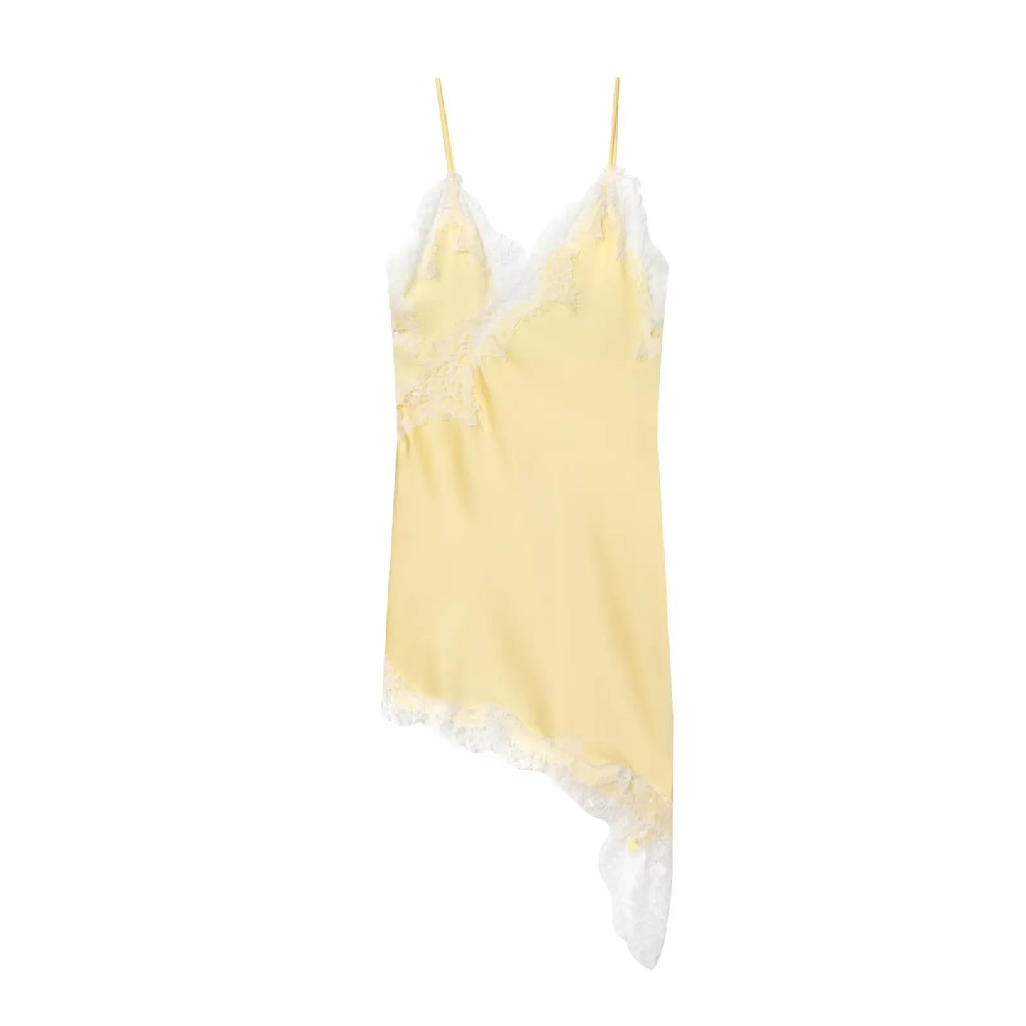 Lace Backless Slip Dress