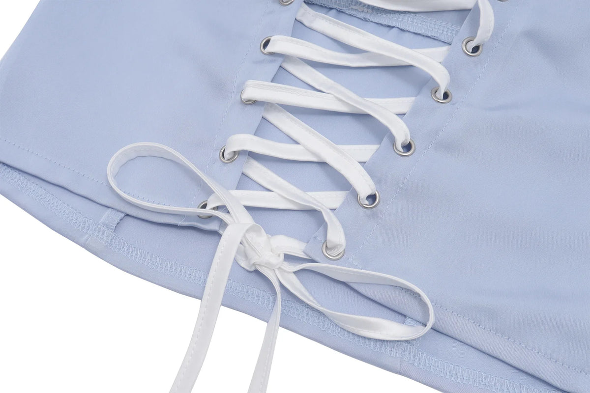 Coquette Corset Top Blue