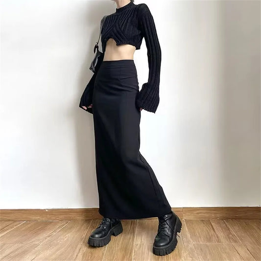 Dark Academia Maxi Skirt