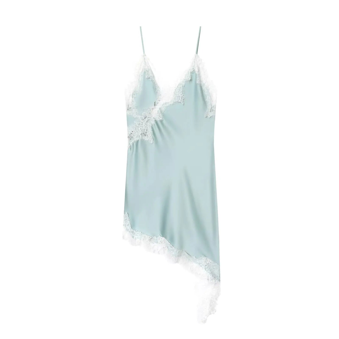 Lace Backless Slip Dress