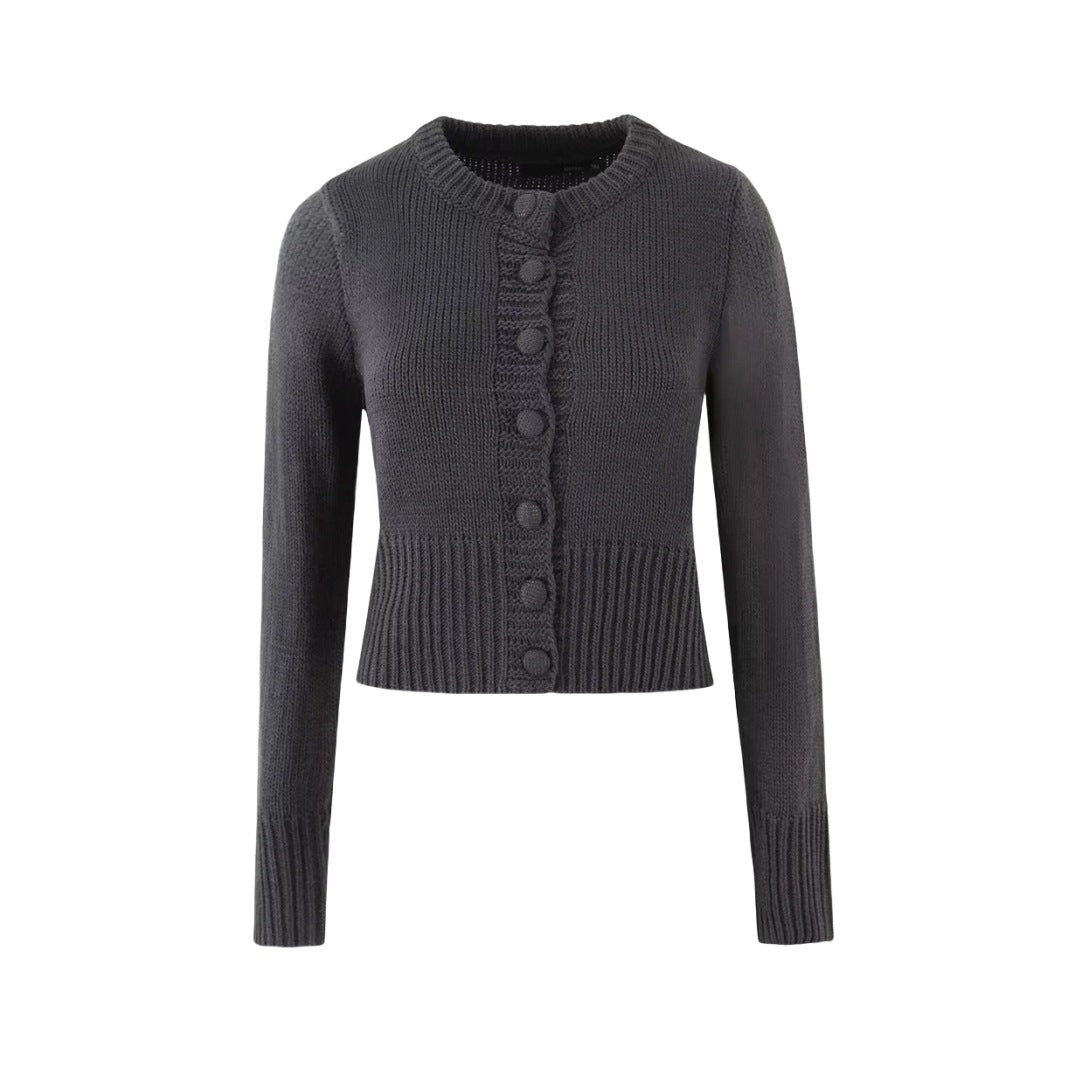 Women's high-waisted sheath skirt and knit top set shown in a coordinated two-piece outfit for a polished everyday look
