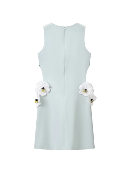 Ingmund Sleeveless Flower Mini Dress, view 6