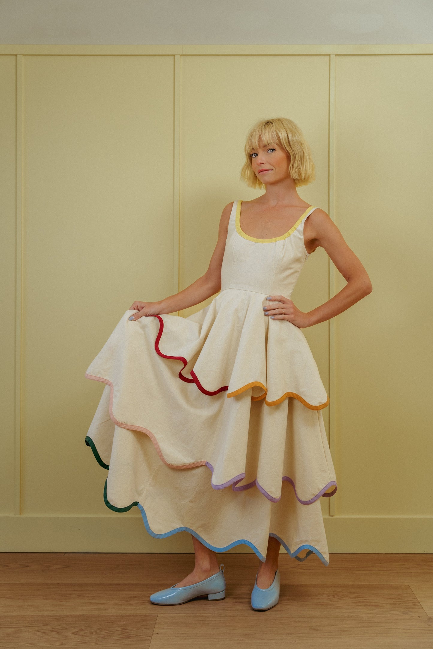 Millie Dress in Rainbow