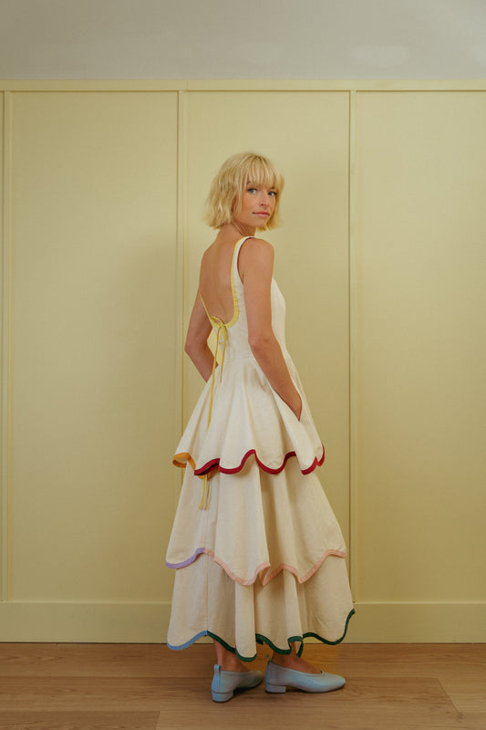 Millie Dress in Rainbow