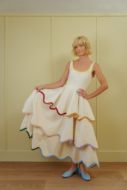Millie Dress in Rainbow