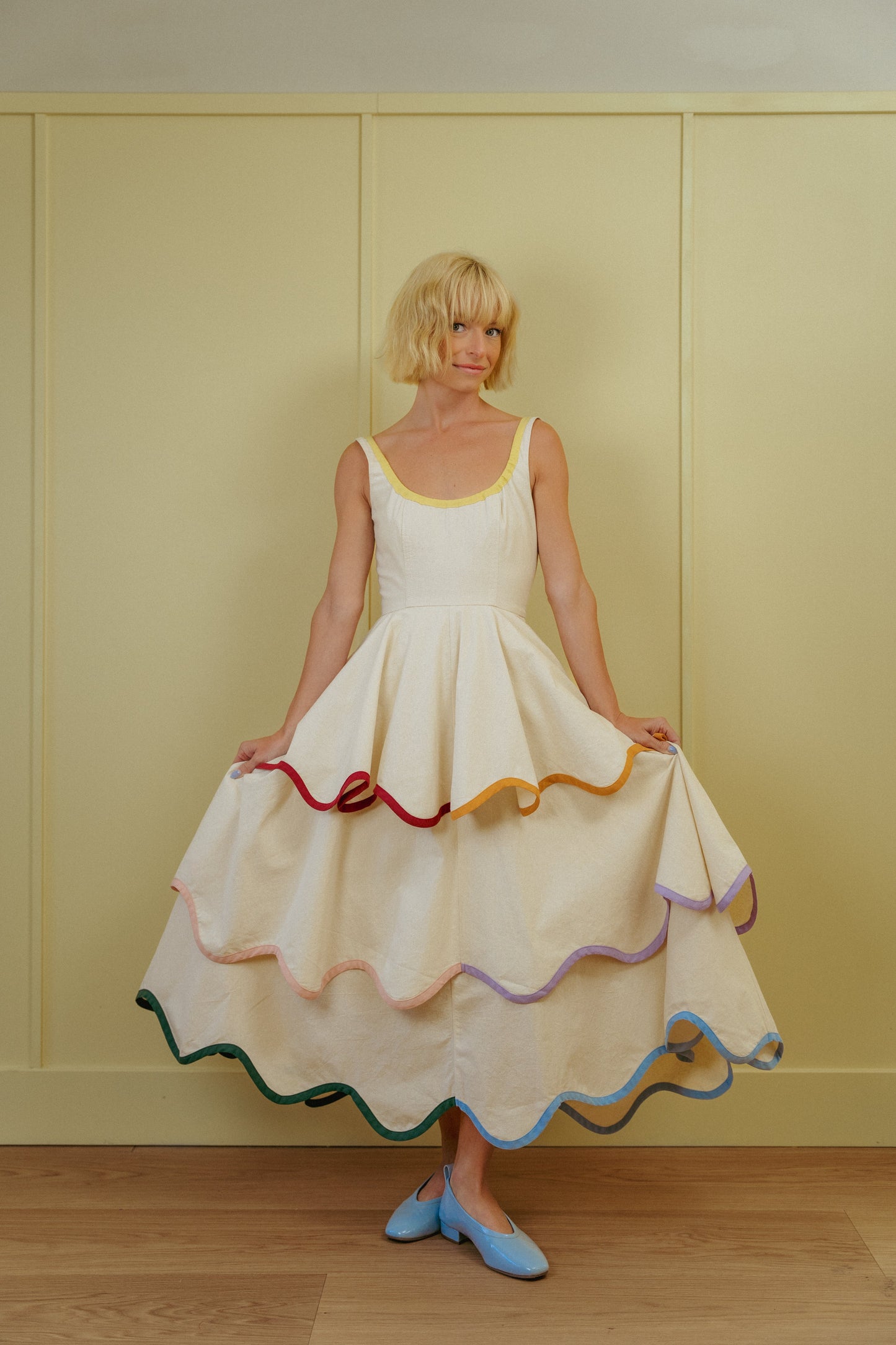 Millie Dress in Rainbow