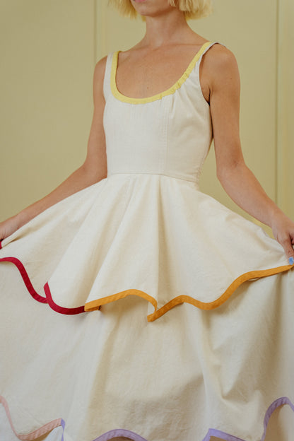 Millie Dress in Rainbow