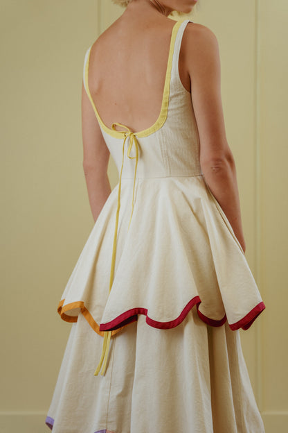 Millie Dress in Rainbow